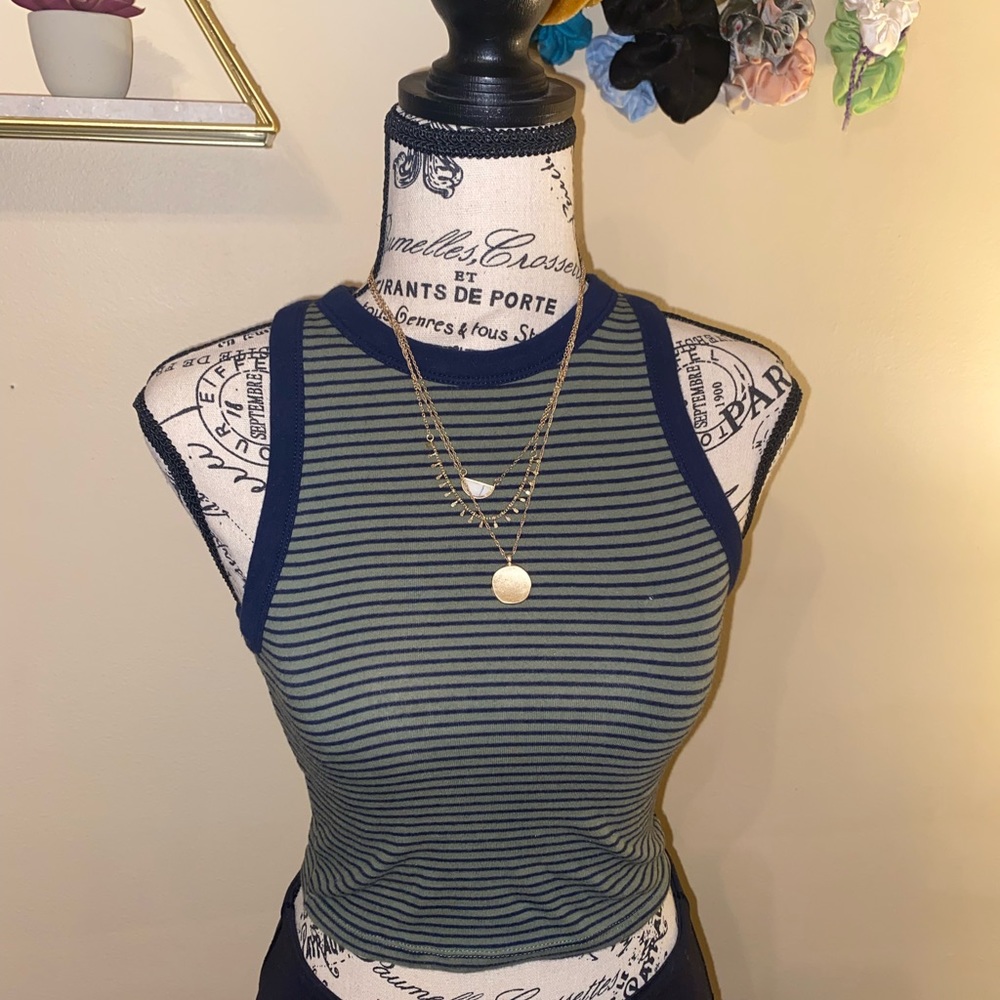 Forever 21 Striped Tank Top